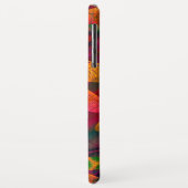 ドラゴンフライカラフル金ゴールド紫色パターン Case-Mate iPhoneケース (裏面/左)