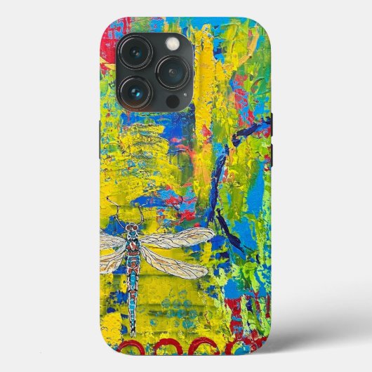 ドラゴンフライカラフルiPhone / iPadケース Case-Mate iPhoneケース (裏面)