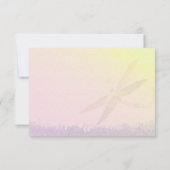 ドラゴンフライカントリーウェディングSVP 出欠カード (裏面)