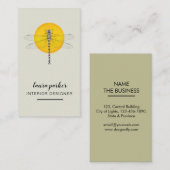 ドラゴンフライクリエイティブデザイナー自然コンサルタント 名刺 (正面/裏面)