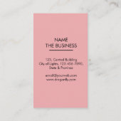 ドラゴンフライクリエイティブデザイナー自然コンサルティング 名刺 (裏面)