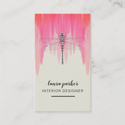 ドラゴンフライクリエイティブデザイナー自然コンサルティング 名刺 (正面)