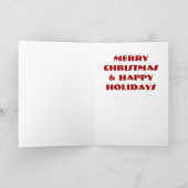 ドラゴンフライクリスマスツリー – 自然の付け合わせ シーズンカード (内部)