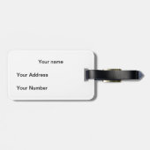 ドラゴンフライゴージャスグリーン&ターコイズツイスト ラゲッジタグ (裏面横)