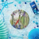 ドラゴンフライサマー紙プレート ペーパープレート (パーティー)