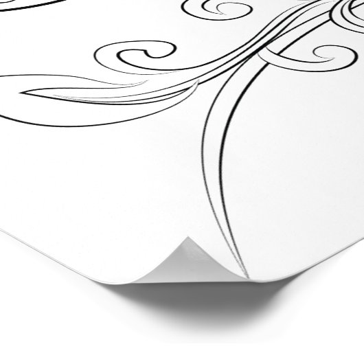 ドラゴンフライスケッチアダルトカラーリングポスター ポスター (角)