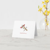 ドラゴンフライズノートカード カード (黄色い花)