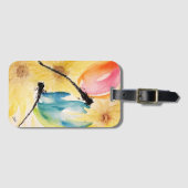 ドラゴンフライダンスアクリル荷物タグ ラゲッジタグ (正面横)