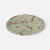 ドラゴンフライダンス金ゴールド ペーパープレート (アングル)