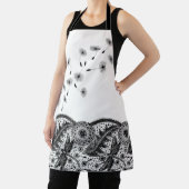 ドラゴンフライダンデリオンラインアート エプロン (インサイチュ)