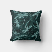 ドラゴンフライディスコミッドナイトブルー クッション (正面)