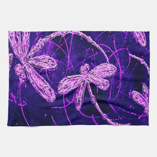 ドラゴンフライディスコ キッチンタオル (横)