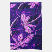 ドラゴンフライディスコ キッチンタオル (縦)