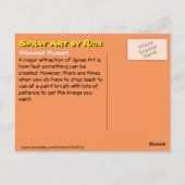 ドラゴンフライト ポストカード (裏面)