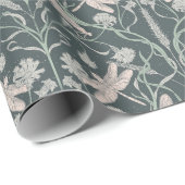ドラゴンフライドリームアンドコーンフラワーヴィンテージ ラッピングペーパー (ロールコーナー)