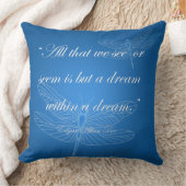 ドラゴンフライドリームドラゴンフライ引用文20"枕 クッション (ブランケット)