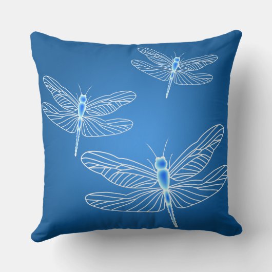 ドラゴンフライドリームドラゴンフライ引用文20"枕 クッション (裏面)