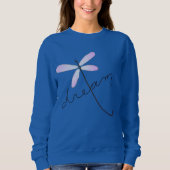 ドラゴンフライドリーム抽象芸術アートへ衣服 スウェットシャツ (正面)