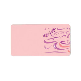 ドラゴンフライバルミツワー差出人住所ラベル ラベル