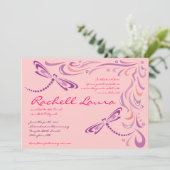 ドラゴンフライバルミツワー招待状ユダヤ 招待状 (スタンド正面)