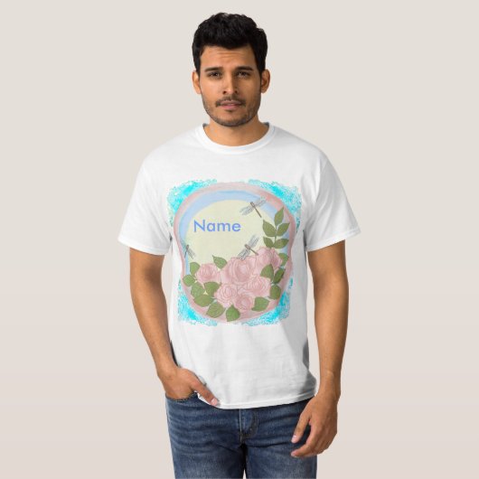 ドラゴンフライピンクローズ Tシャツ (正面フル)