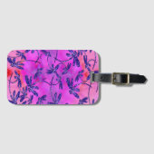 ドラゴンフライピーチピンク ラゲッジタグ (正面横)