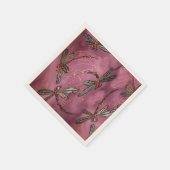ドラゴンフライフライトドゥスキーバラ スタンダードカクテルナプキン (角)