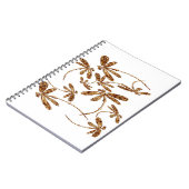 ドラゴンフライフレンジー金ゴールド ノートブック (左側)