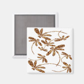 ドラゴンフライフレンジー金ゴールド マグネット (正面/裏面)