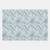 ドラゴンフライフローラブルートリオデコページ ラッピングペーパーシート (正面)