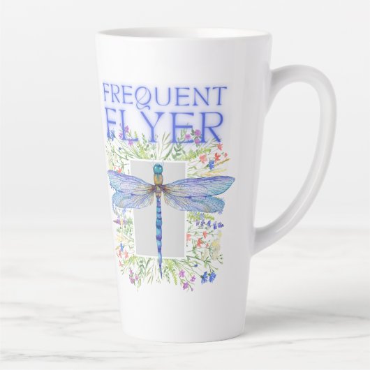 ドラゴンフライマイレージフライヤーラテマグ カフェラテマグ (右)