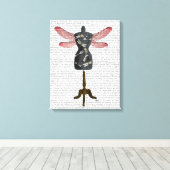 ドラゴンフライマネキン キャンバスプリント (インサイチュ (ウッドフロア))