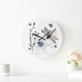 ドラゴンフライラブウォールクロック ラージ壁時計 (ホーム)