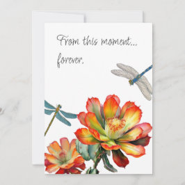 ドラゴンフライラブフォーエバー結婚式招待状 招待状