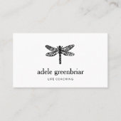 ドラゴンフライロゴホリスティックウェルネス 名刺 (正面)