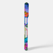 ドラゴンフライワイルドフラワーガーデン抽象芸術フローラ Case-Mate iPhoneケース (裏面 / 右)