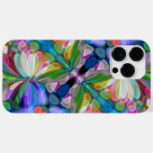 ドラゴンフライワイルドフラワーガーデン抽象芸術フローラ Case-Mate iPhoneケース (裏面 (横))