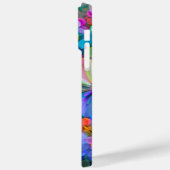 ドラゴンフライワイルドフラワーガーデン抽象芸術フローラ Case-Mate iPhoneケース (裏面 / 左)