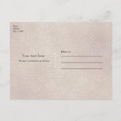 ドラゴンフライヴィンテージドラゴンフライシック日付を保存 案内ポストカード (裏面)