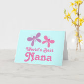 ドラゴンフライ世界のナ最高のナギフト カード (黄色い花)