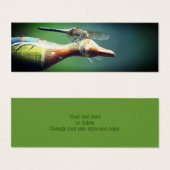 ドラゴンフライ共同パイロット自然ミニブックマーク (正面&裏面)