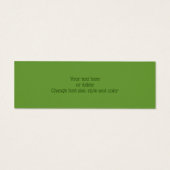 ドラゴンフライ共同パイロット自然ミニブックマーク (裏面)