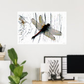 ドラゴンフライ写真 ポスター (ホームオフィス)