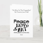 ドラゴンフライ妖精の友情カード カード (裏面)