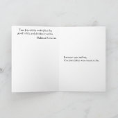 ドラゴンフライ妖精の友情カード カード (内部)