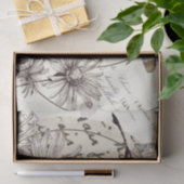 ドラゴンフライ山花の円フランスの語の切り離し 薄葉紙 (ギフト)