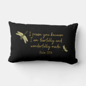 ドラゴンフライ恐ろしく/素晴らしく作られた腰枕 ランバークッション (裏面)