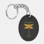 ドラゴンフライ愛好家|さまよい人は誰失ったでも キーホルダー (正面左)