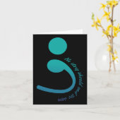 ドラゴンフライ戦士セミコロン自殺防止阿波 カード (黄色い花)