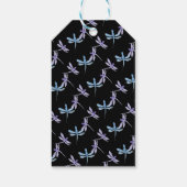 ドラゴンフライ手色彩の鮮やか赤ちゃんシャワー ギフトタグ (裏面)